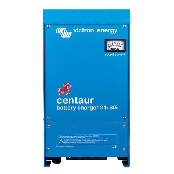 Victron Centaur lader 12V 50Amp i produktvisning med synlig frontpanel.