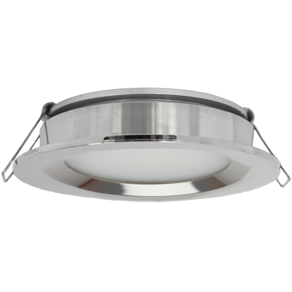 Casolux Maria stor RF stål lampe set forfra med lys