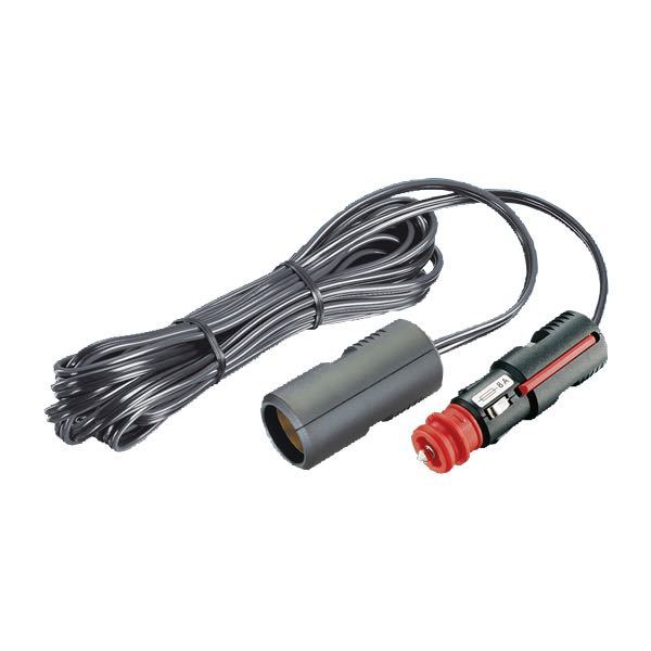 Pro Car universalstik med 4 meter kabel og sikring, vist fra siden