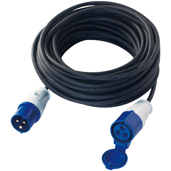 SeaTec 220v forlængerledning på 15 meter til bådbrug, fremvist i naturlig lys