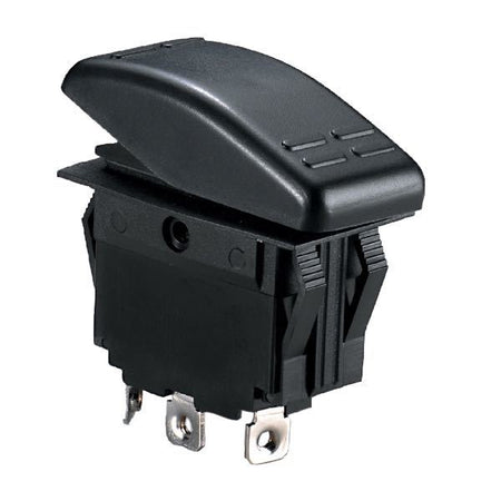 SeaTec kontakt med 2 poler til 12V, set forfra med detaljer