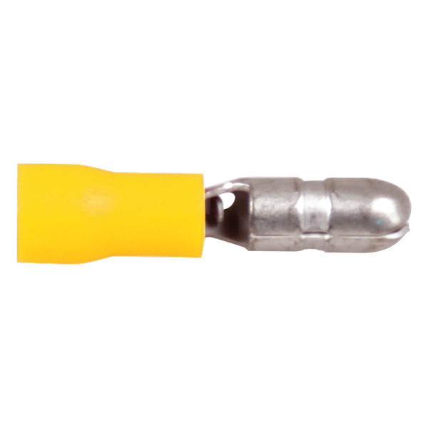 SeaTec hanstik i rund gul farve, 5.0mm, pakket i 10 stk.
