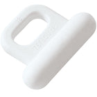 Ronstan slæde 10mm x 40mm, set fra siden med beslag til mastetilbehør
