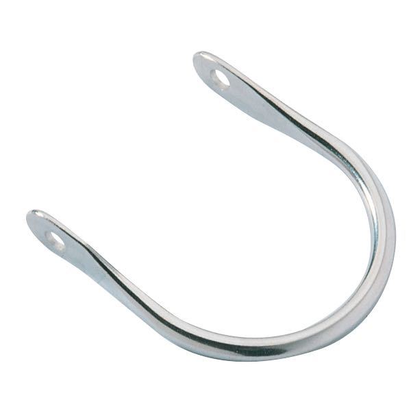 Ronstan boom hanger bøjle set fra siden, klar til montering på mast.