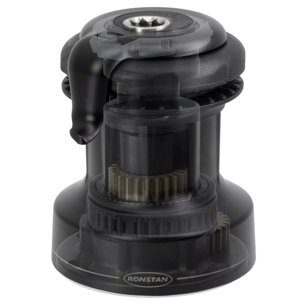 Ronstan spil 30 QT Orbit quicktrim i brug under sejltur