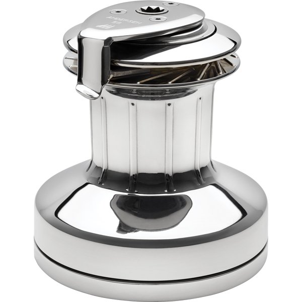Andersen selvtragende spil set fra siden, detaljeret design i rustfrit stål.