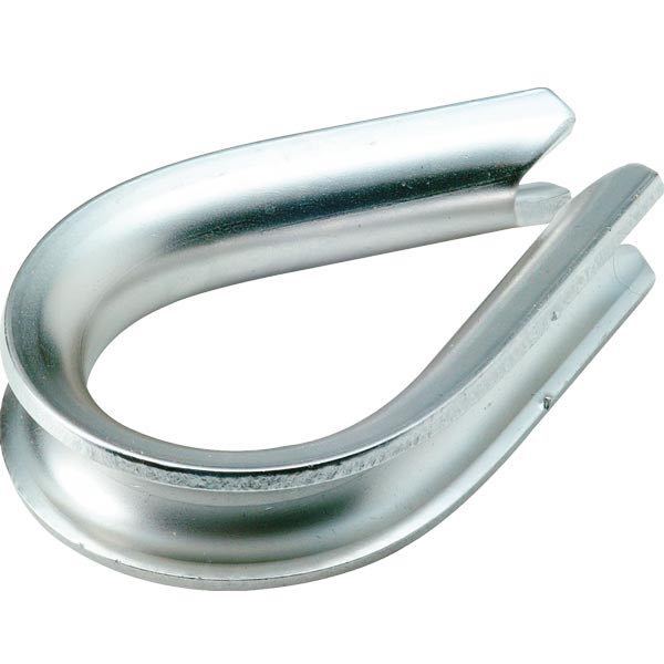 SeaTec 12mm RF stål kovse set forfra, klar til brug på bådudstyr.