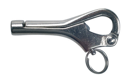 SeaTec pelikankrog i rustfrit stål AISI316 L set fra siden med detaljeret finish.