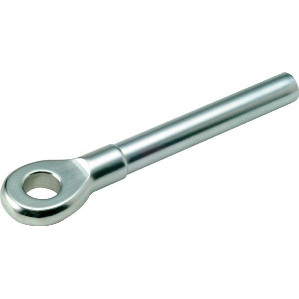 Blue Wave øjeterminal 6.5mm i rustfrit stål set fra siden