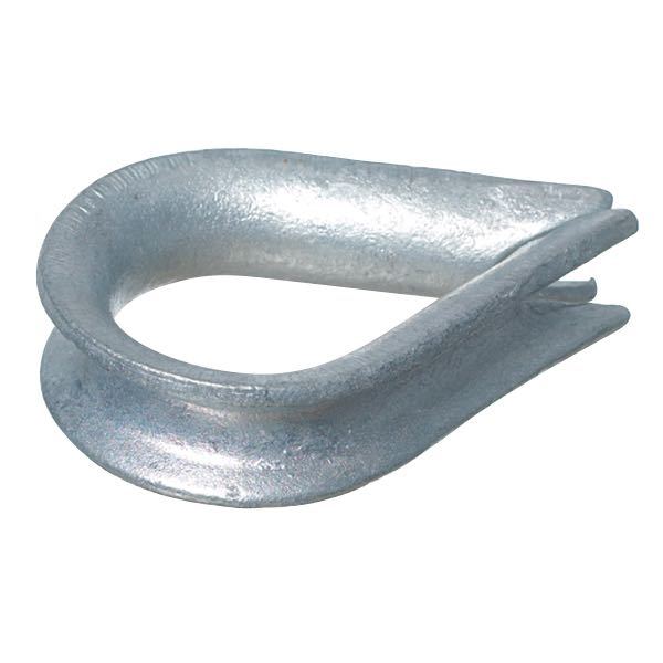 Kovse fra SeaTec i galvaniseret stål, set forfra med tydelig detaljering.