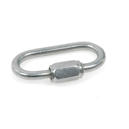 1852 P-led RF stål 6mm sjækle vist fra siden på en båd.
