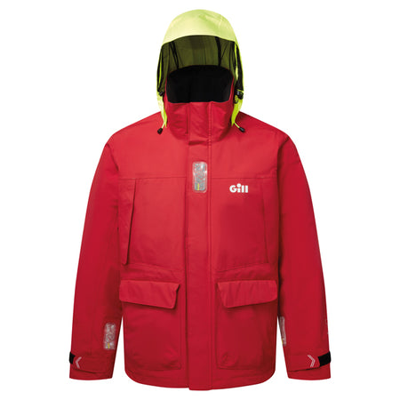 Rød Gill OS34J Coastal jakke set bagfra