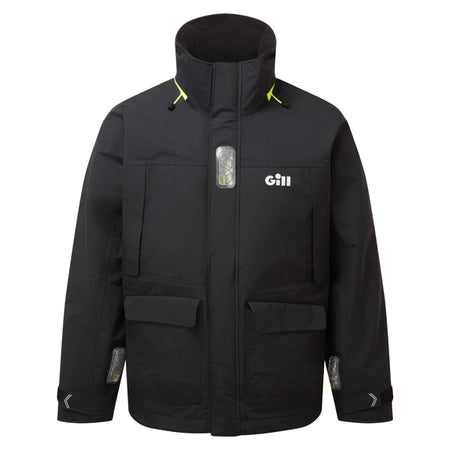 Gill OS34J Coastal jakke i sort farve set forfra