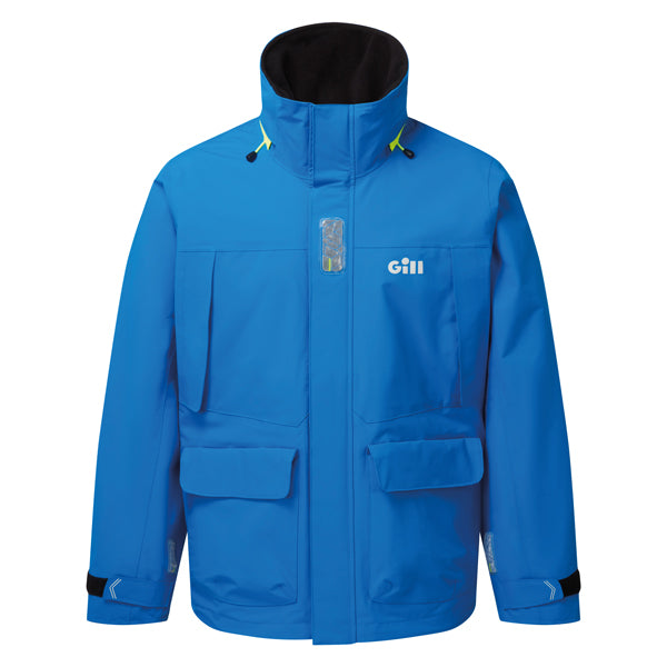 Gill OS34J Coastal jakke i blå set forfra