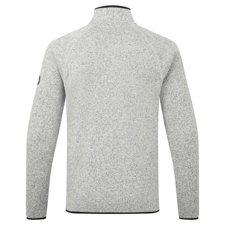 Grå Gill fleecejakke i XL vist bagfra med fokus på detaljer