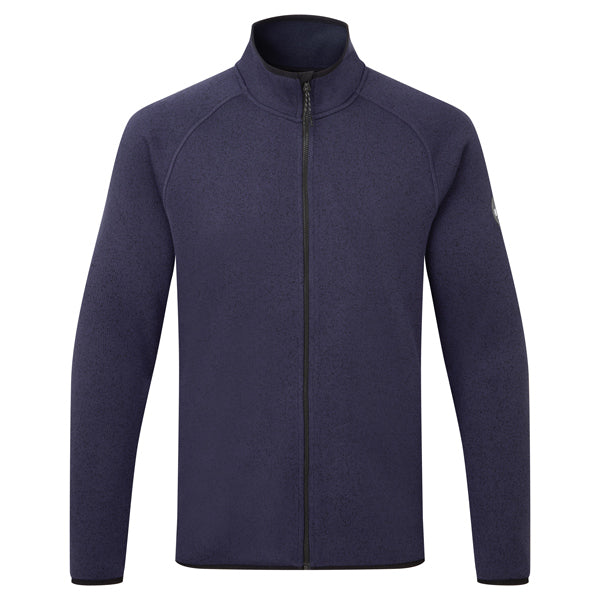 Gill fleecejakke i navy set forfra, str. M