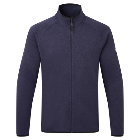 Gill fleecejakke i navy set forfra, str. M
