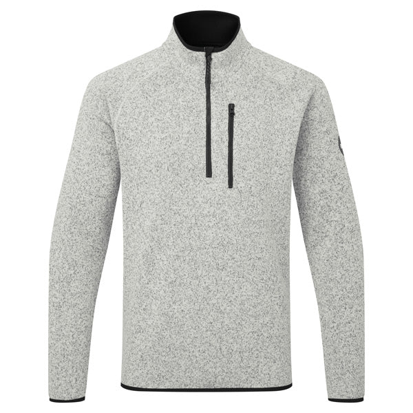 Gill 1500 fleece jakke i grå set forfra, str. M