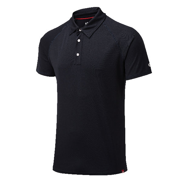 Gill UV008 herre polo i navy, set forfra, størrelse XXL.