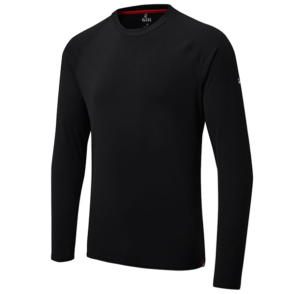 Gill UV011 sort T-shirt med logo på brystet