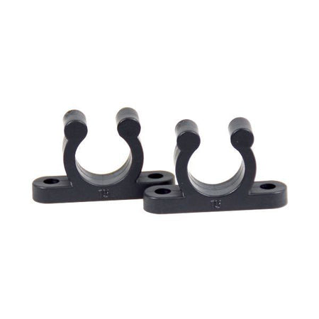 SeaTec nylonclips 15mm med udvendig hul, set forfra
