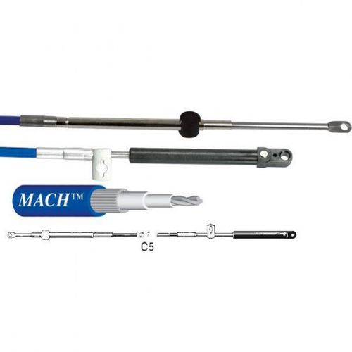 Ultraflex kontrolkabel mach5 i 19 fod, set foran.