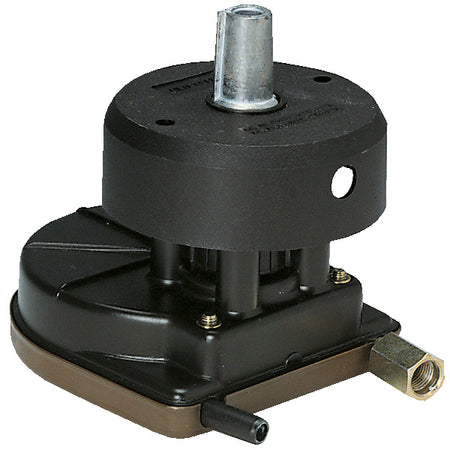 Ultraflex Styreboks T67 med sort flange, set fra siden