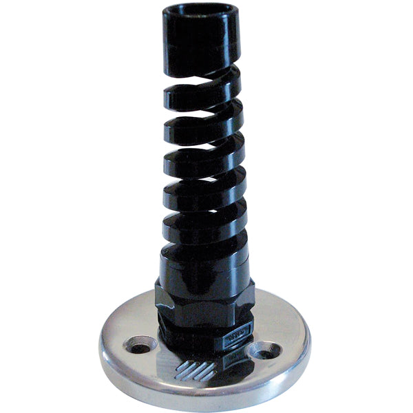 Ultraflex slangebeskytter til hydraulisk slange med metalflange, set fra siden