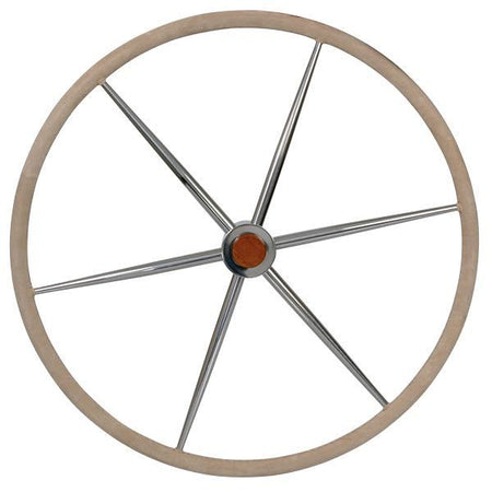 Savoretti stålrat med læder i nærbillede, elegant design til sejlbåden