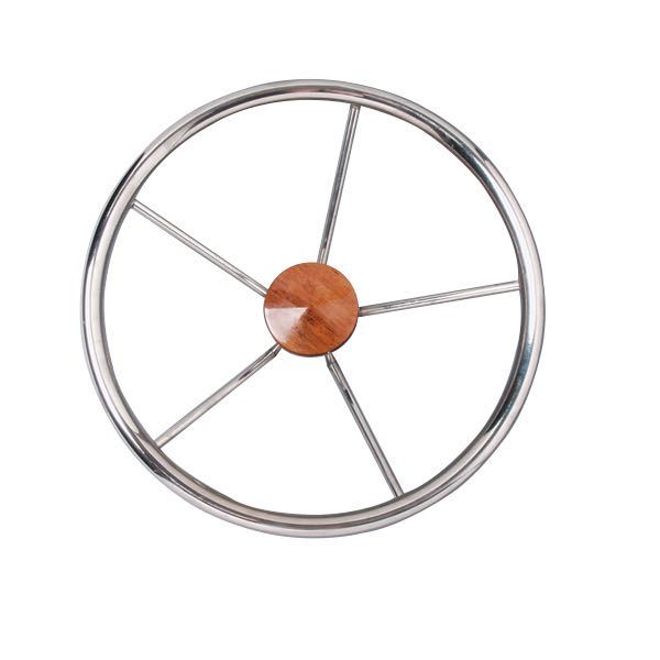 Ultraflex stålrat med en diameter på 400 mm i rustfrit stål, set fra siden