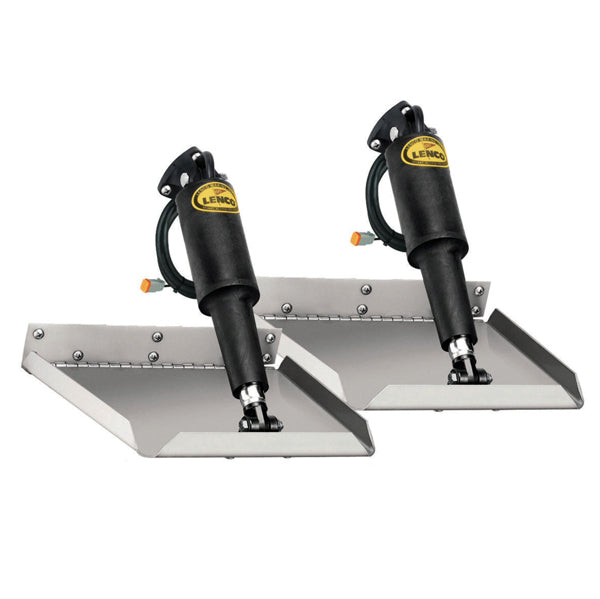 Lenco trimplan 9x9" set forfra med monteringsdetaljer