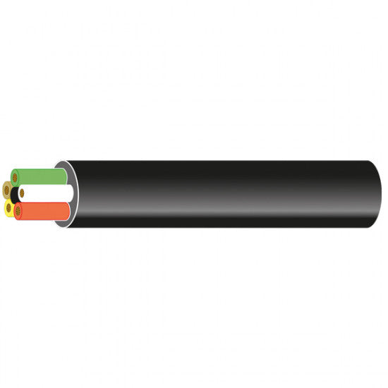 Max Power kabel til styrestrøm i 15 meters længde, set fra siden.