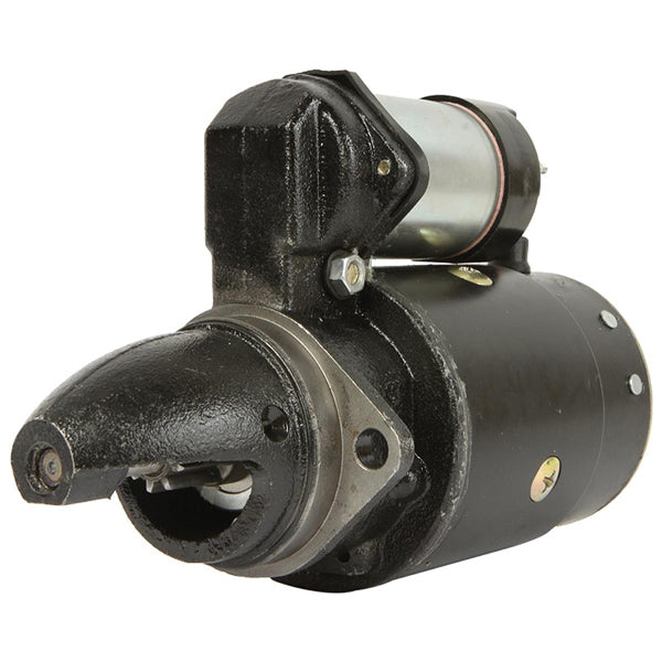 Quicksilver starter monteret i motor, tydeligt billede af komponenterne