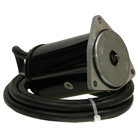 Quicksilver 12-volt trim-/tiltmotor set fra siden med detaljeret opstilling