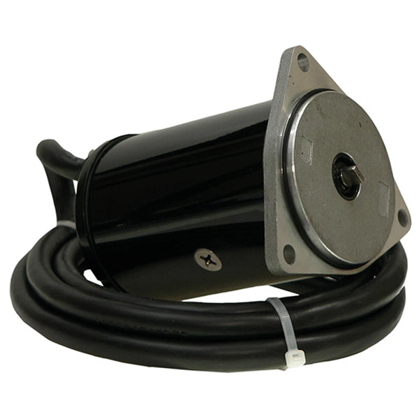 Quicksilver 12-volt trim-/tiltmotor set fra siden med detaljeret opstilling