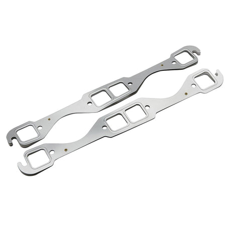 Udstødningsmanifoldpakning fra Quicksilver til MerCruiser 5.0L og 5.7L motorer, set forfra
