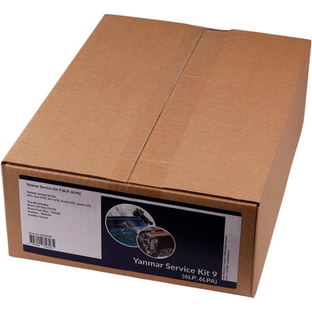 Yanmar servicekit monteret i en bådmotor