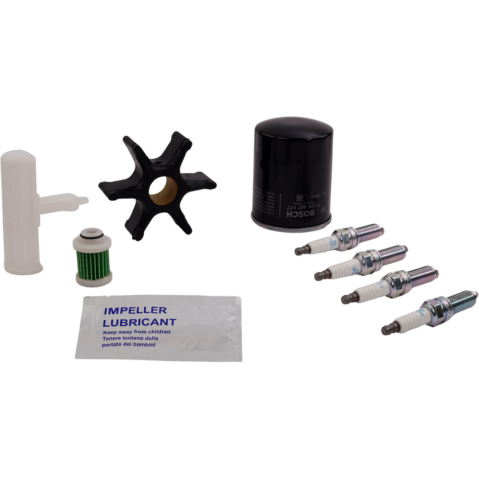 SeaTec Yamaha servicekit i æske, klar til brug til motorreparation.