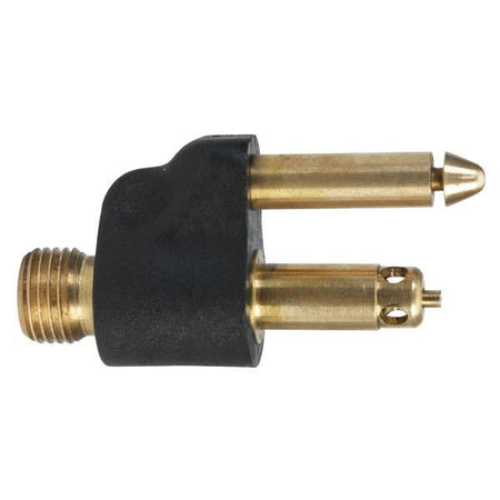 Scepter connector han til tank, set fra siden på hvid baggrund