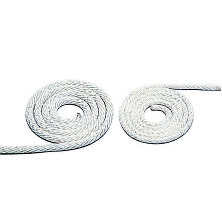 SeaTec startsnor i hvid nylon, Ø5mm, præsenteret på en rulle.