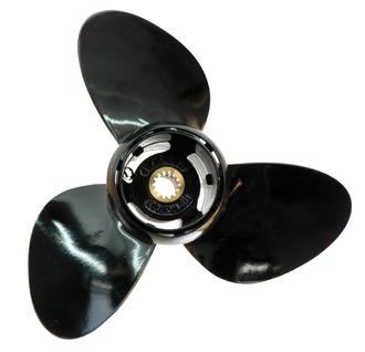 Polastorm, Propel propeller 14" x 19" til Suzuki motor, set fra siden.