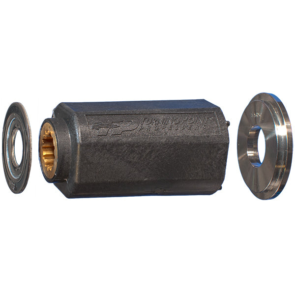 Turning Point nav set forfra med 13 stråler, designet til Evinrude/Johnson/OMC motorer