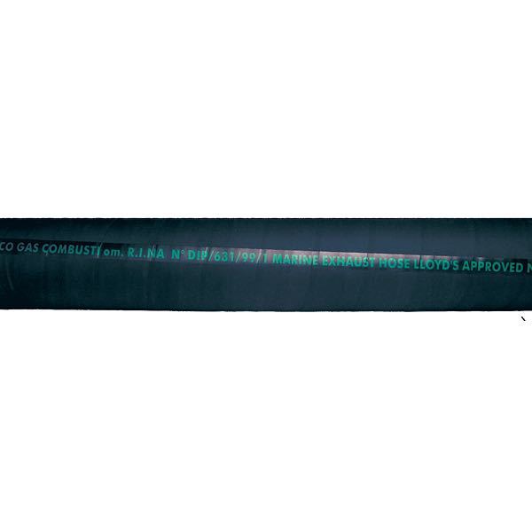 SeaTec udstødningsslange 51mm 1m, vist fra siden med detaljeret tekstur.