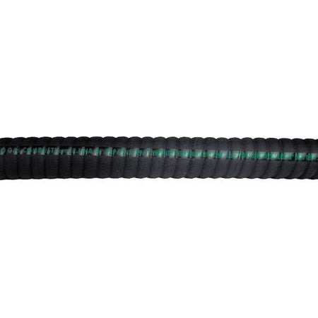 SeaTec udstødningsslange 127mm flex 5m i sort, præsenteret på hvid baggrund