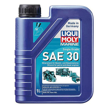 Liqui Moly Marine Single Grade SAE 30 olieflaske i 1 liters størrelse