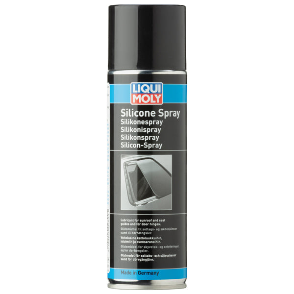 Liqui Moly Silikonespray 300 ml set fra siden med sprøjtehoved