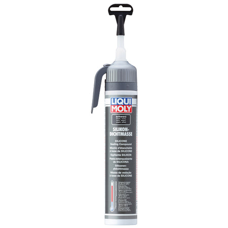 Liqui Moly, flydende pakning sort i 200 ml tube, klar til brug.
