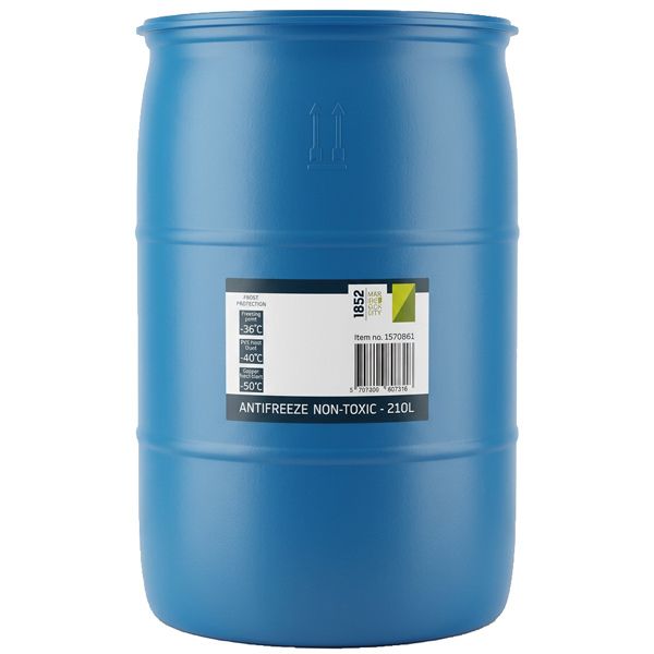 1852, Liquide antigel non toxique -36/-40/-50° 210L