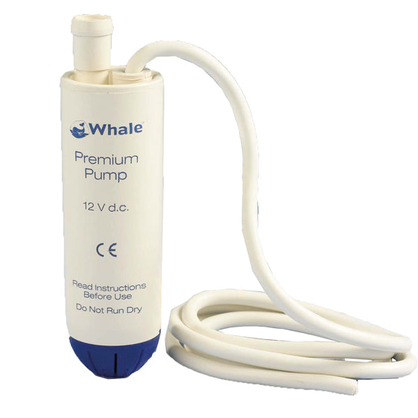 Whale Pantrypump gp 1354 set fra siden med tilslutninger