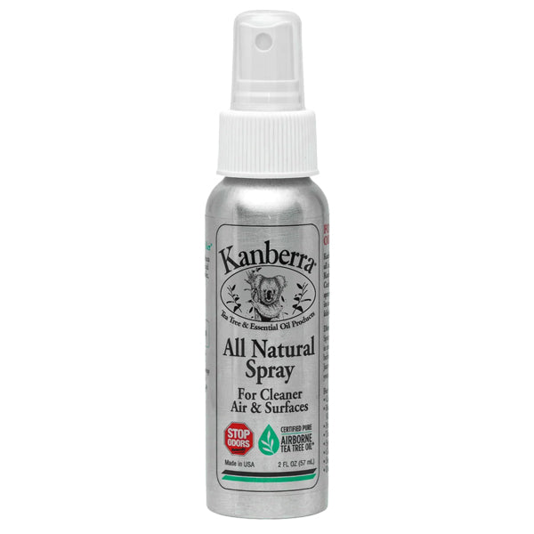 Kanberra Tea Tree Spray Lugtfjerner i 57ml flaske med spraydæksel
